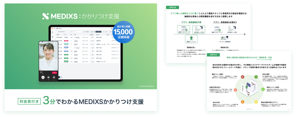 3分でわかるMEDIXSかかりつけ支援